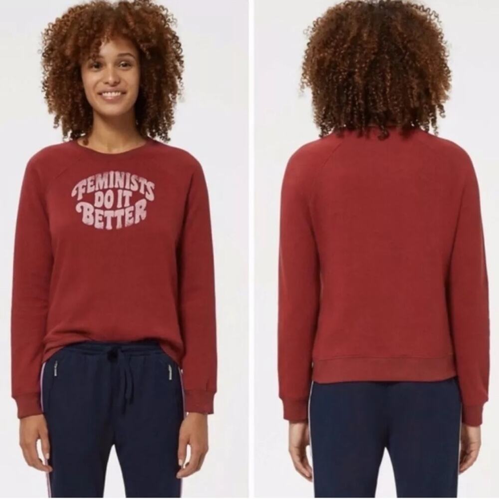 Rebecca Minkoff Feminist Jennings Sweatshirt Size S NWT